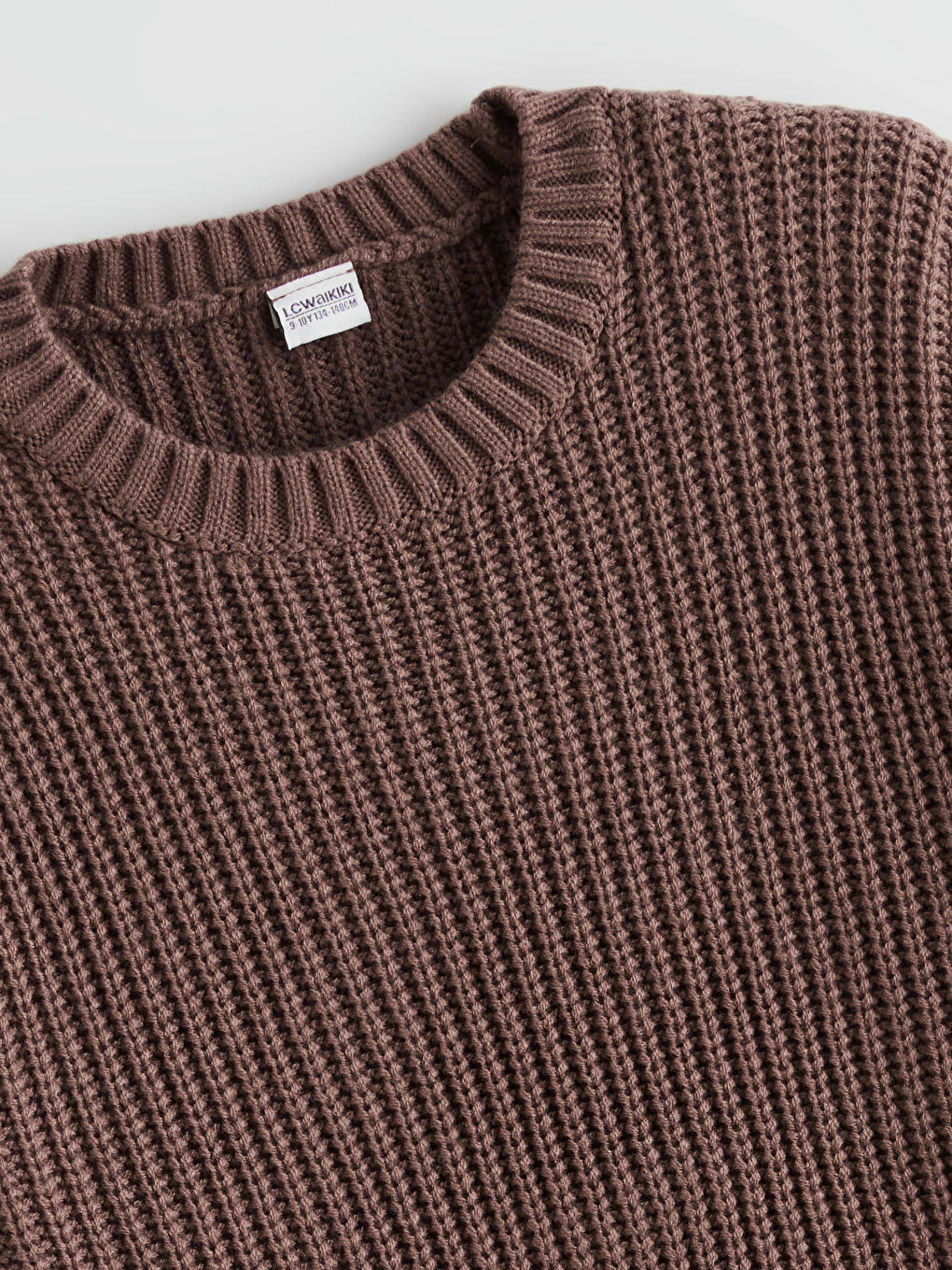 Crew Neck Girls' Knitwear Sweater-1