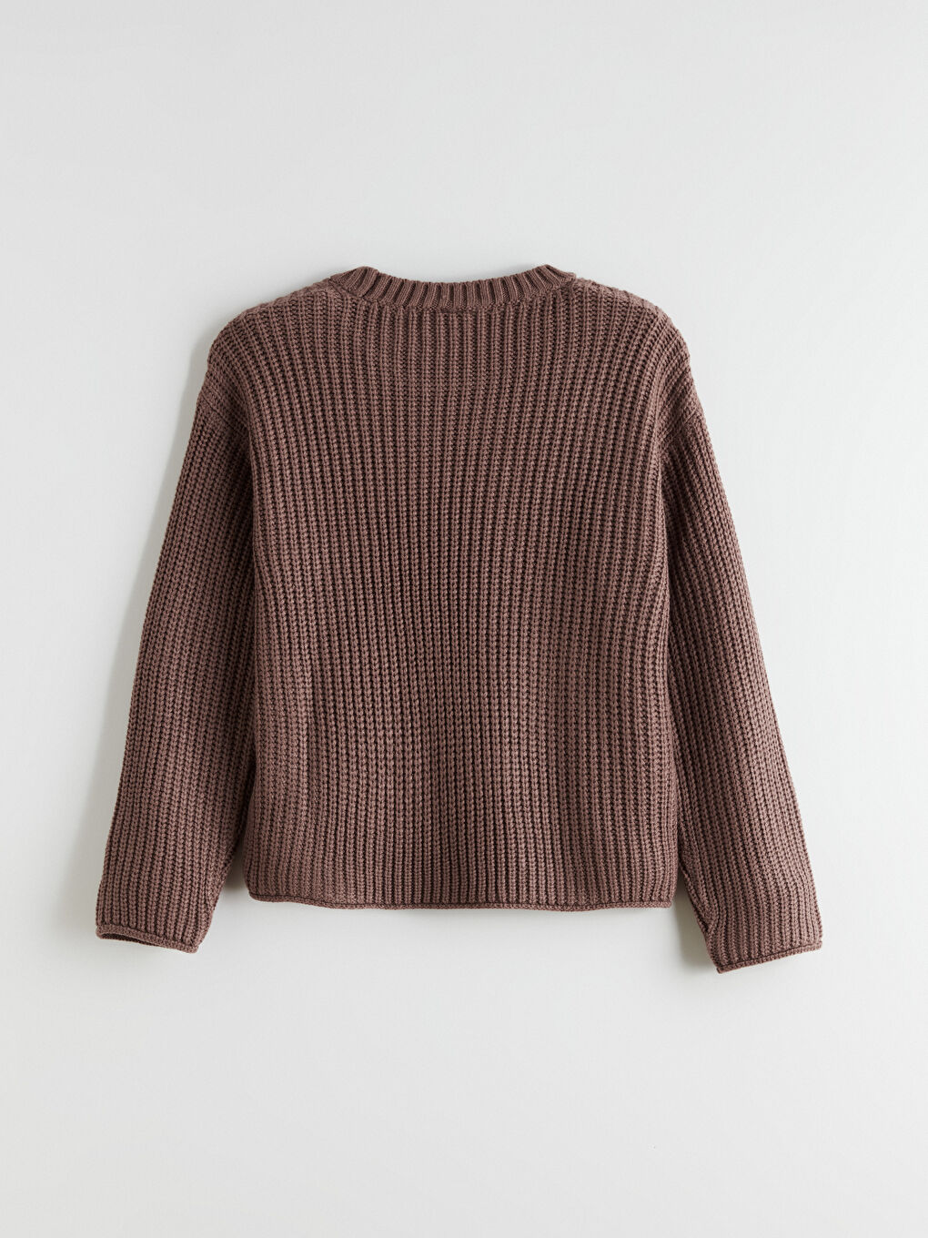 Crew Neck Girls' Knitwear Sweater-2