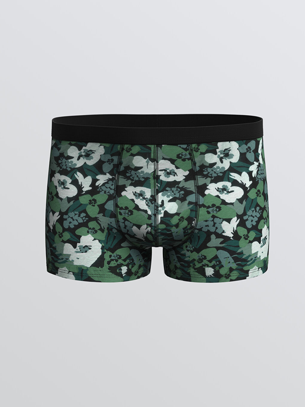 Стандартний крій Бавовняні еластичні чоловічі боксерські труси 3 штуки в упаковці-2