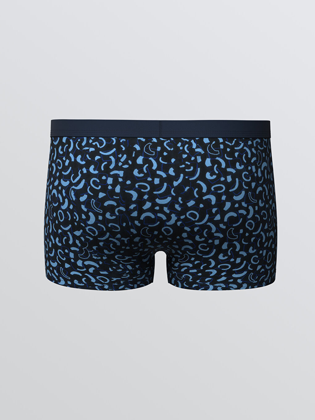 Стандартний крій Бавовняні еластичні чоловічі боксерські труси 3 штуки в упаковці-4