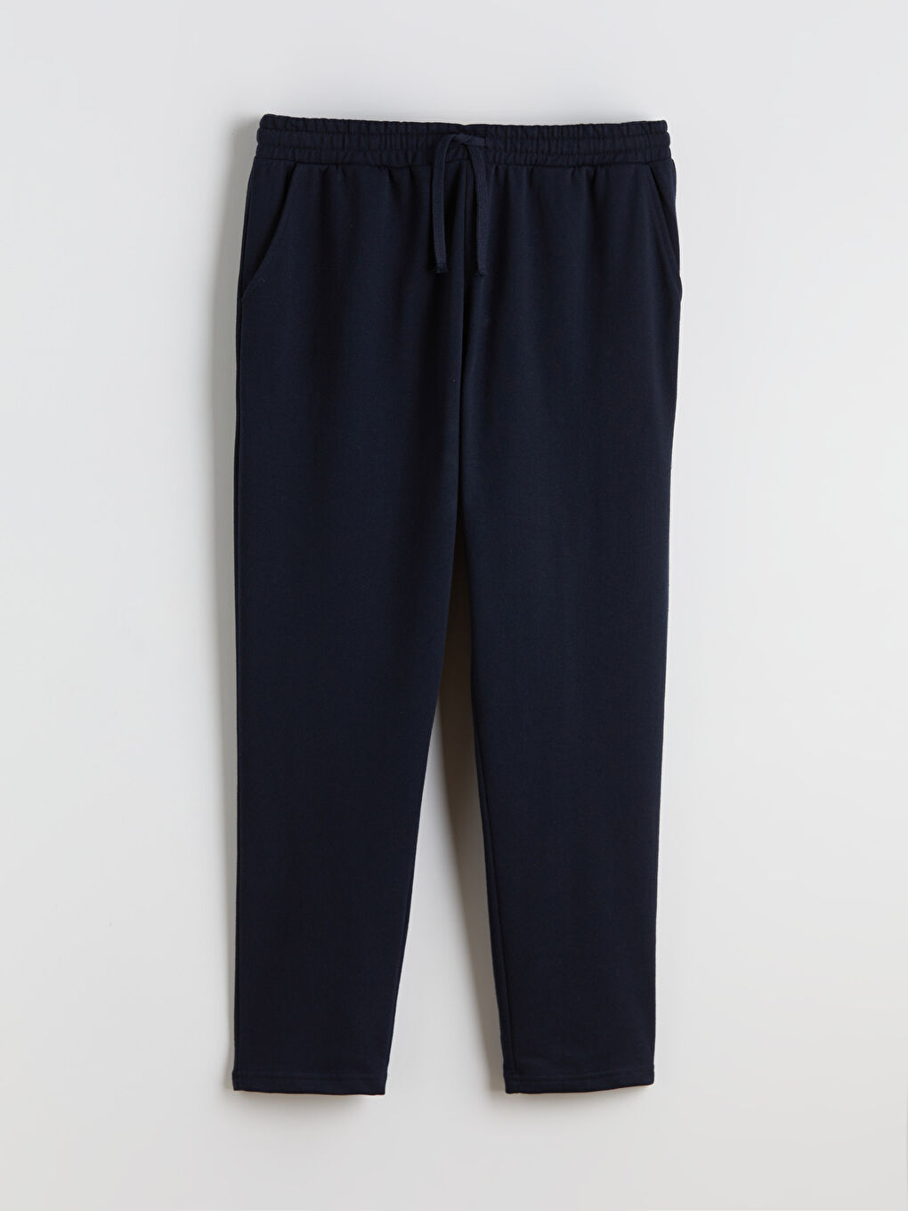 Lacivert Standart Kalıp Erkek Eşofman Altı-4