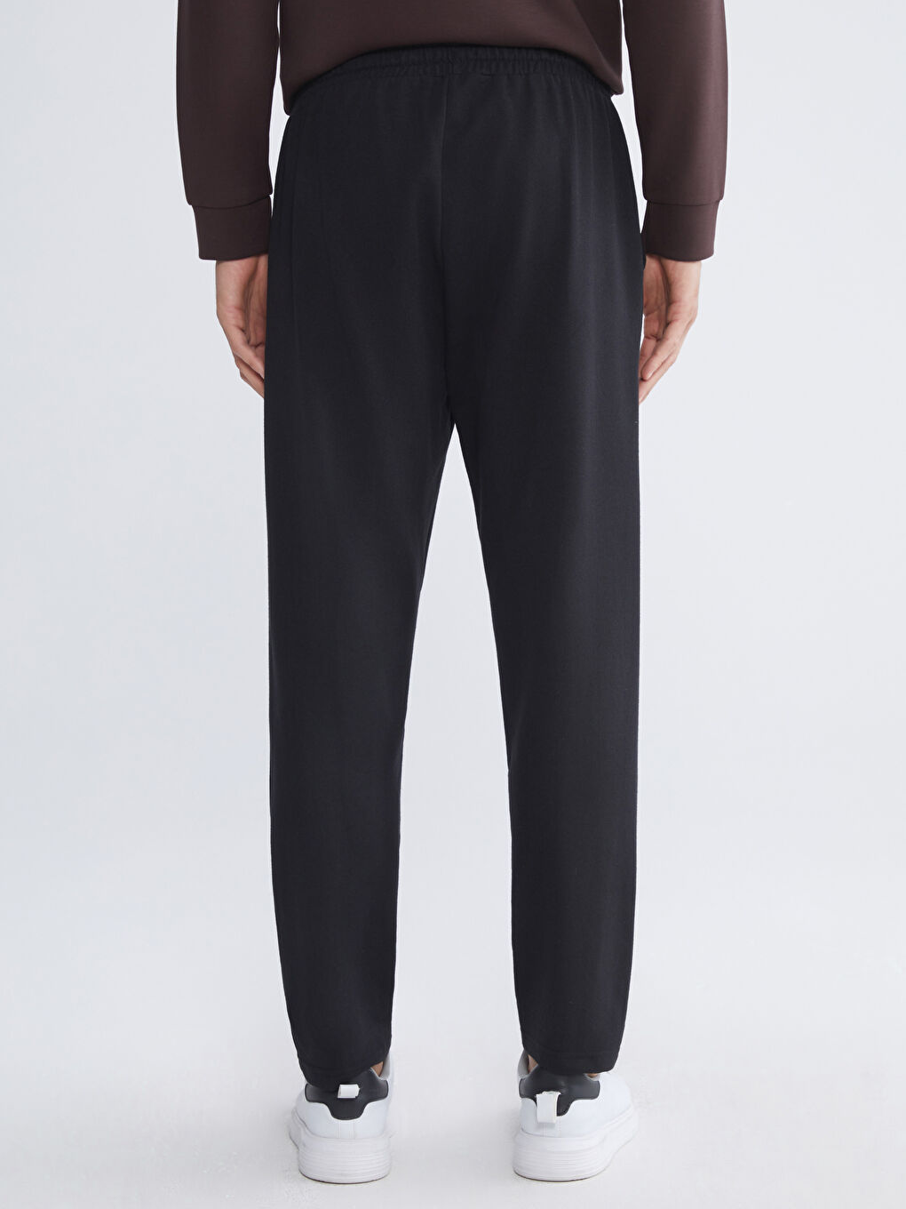 Siyah Standart Kalıp Erkek Eşofman Altı-3