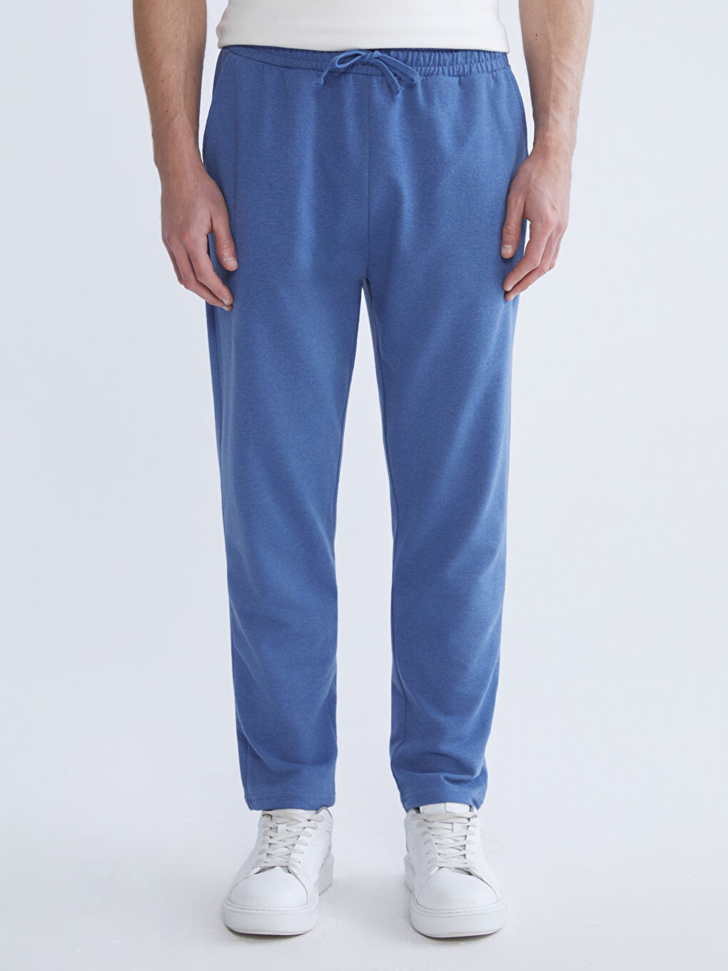 İndigo Standart Kalıp Erkek Eşofman Altı-1