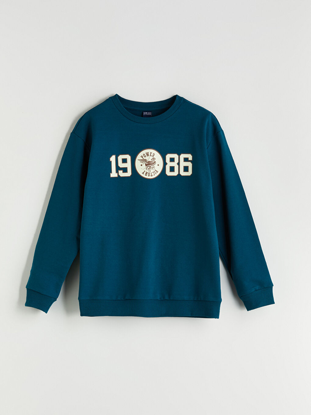 LCW ECO Crew Neck Boys' Sweatshirt -W5H463Z4-R4R