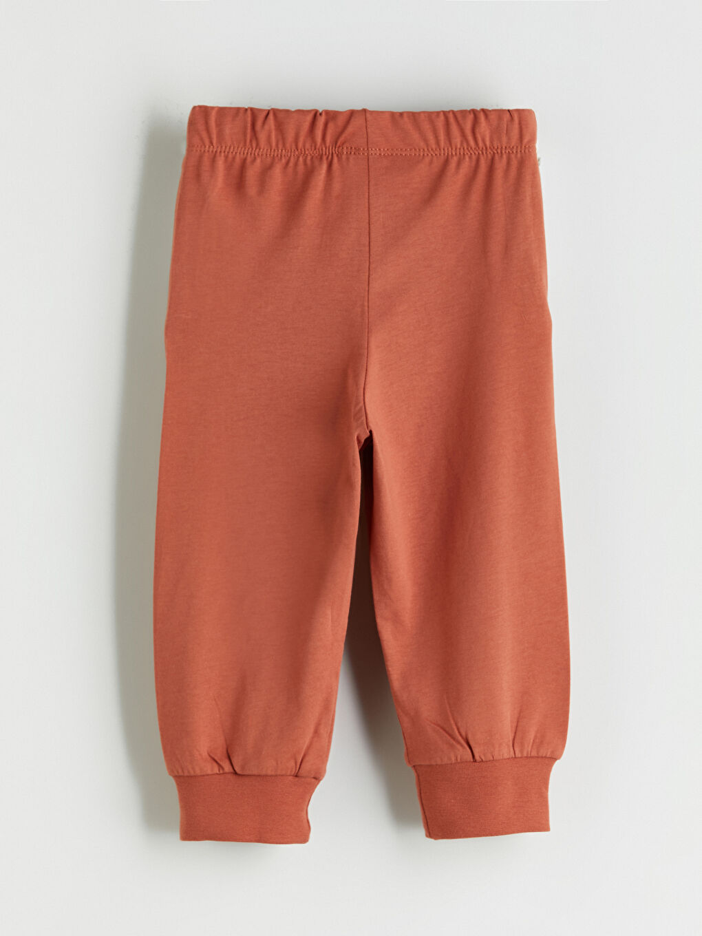 Kahverengi Beli Lastikli Erkek Çocuk Pijama Alt-2