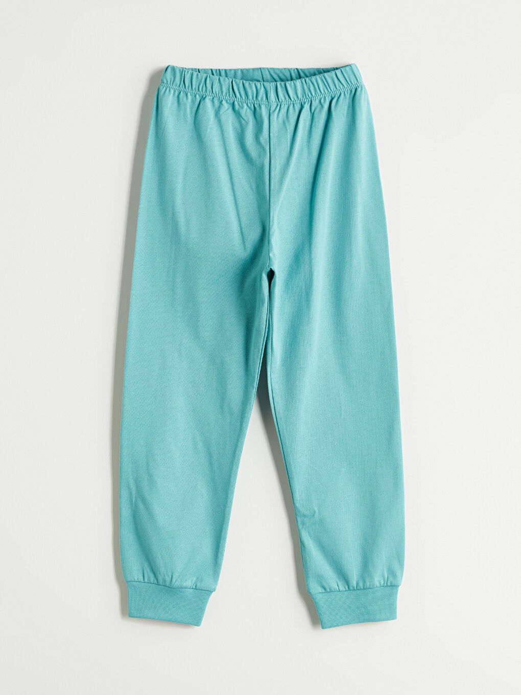 Turkuaz Beli Lastikli Erkek Çocuk Pijama Alt