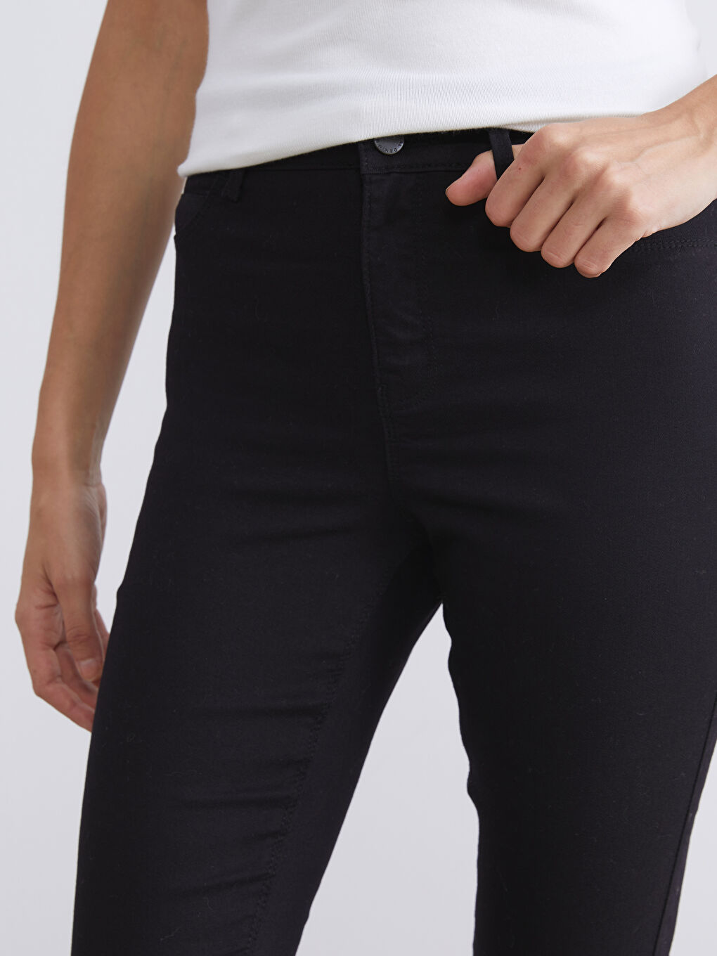 Siyah Jüpiter Süper Skinny Fit Jean Pantolon-2