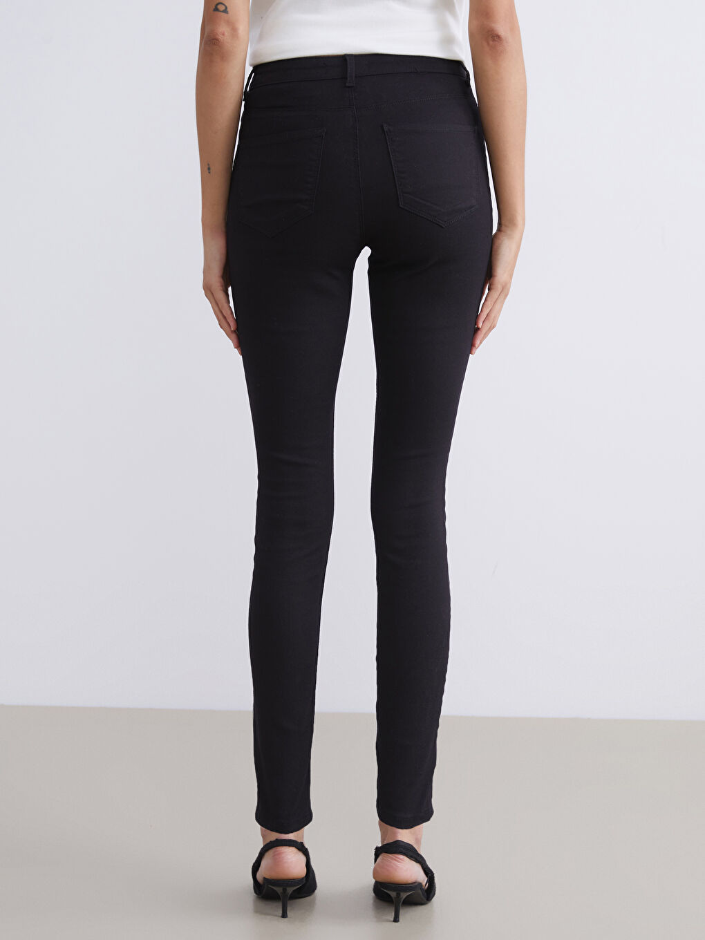 Siyah Jüpiter Süper Skinny Fit Jean Pantolon-3