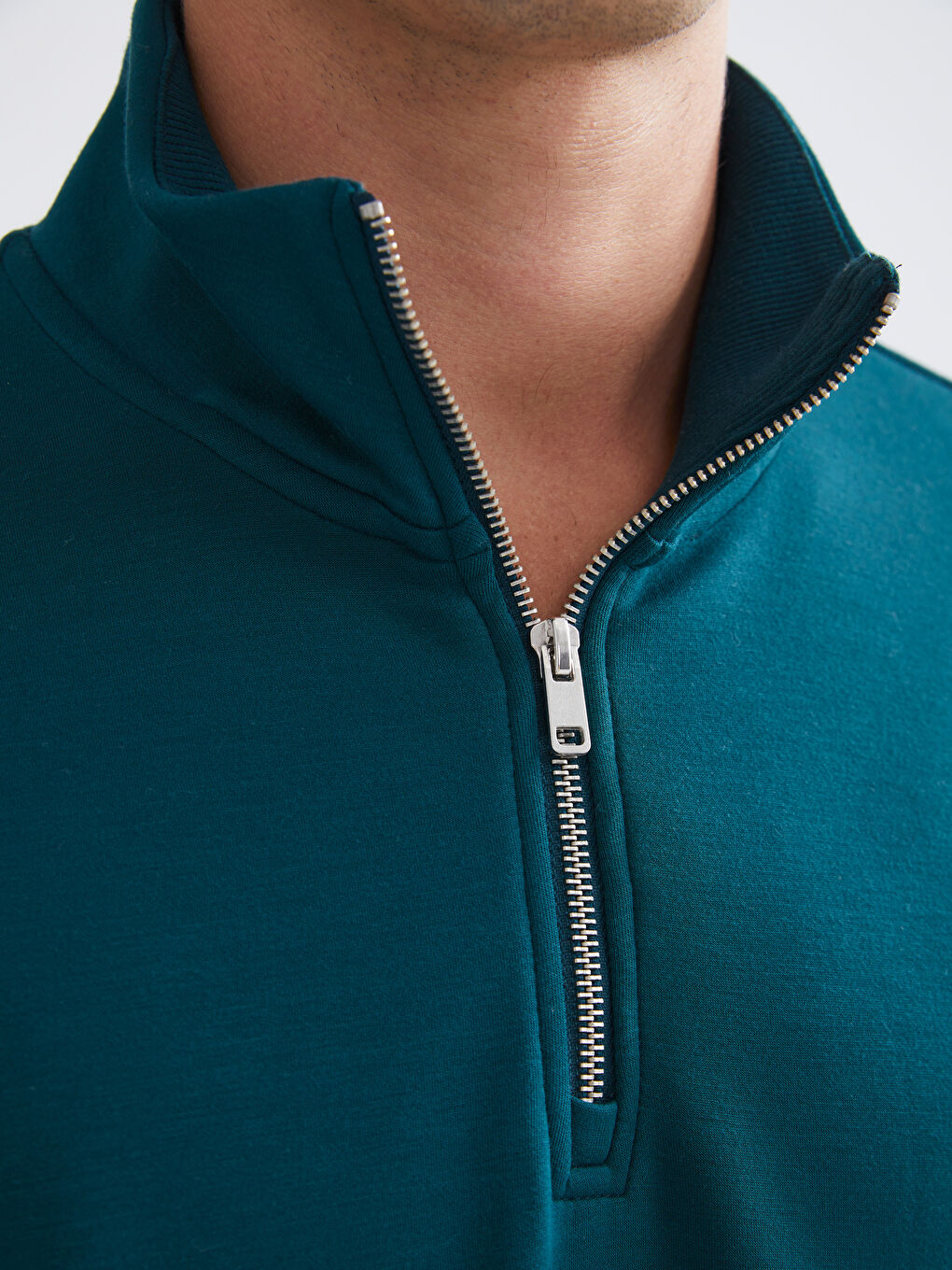 Funnel Neck Men's Sweatshirt-2