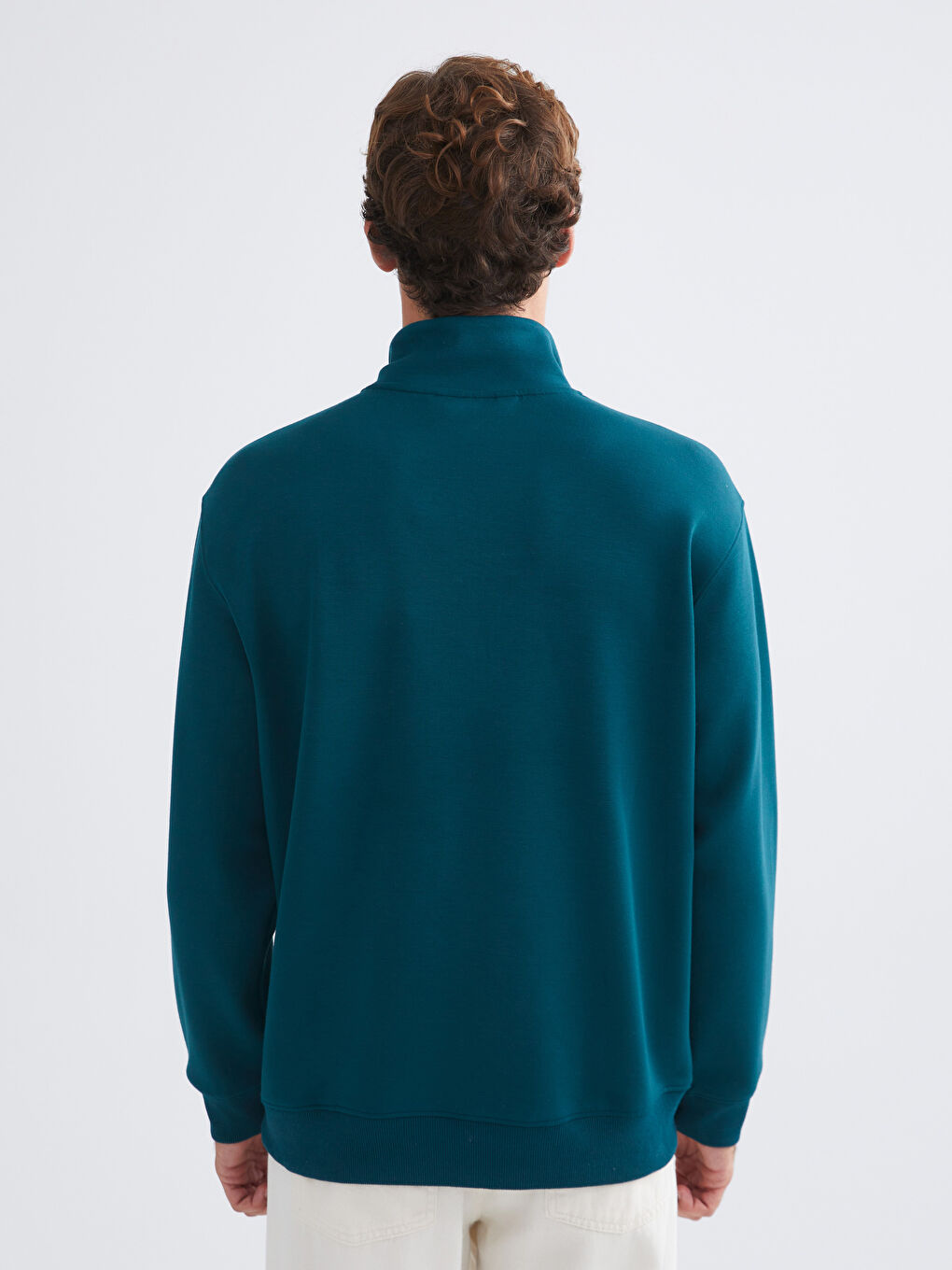 Funnel Neck Men's Sweatshirt-4