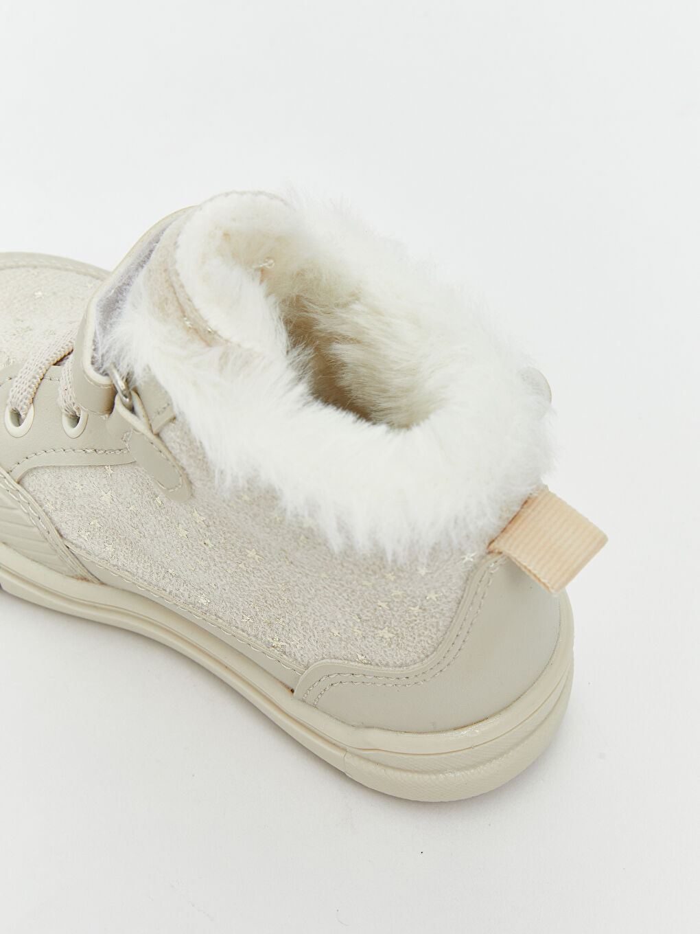 Bej Bağcık ve Cırt Cırtlı Kız Bebek Bot-5