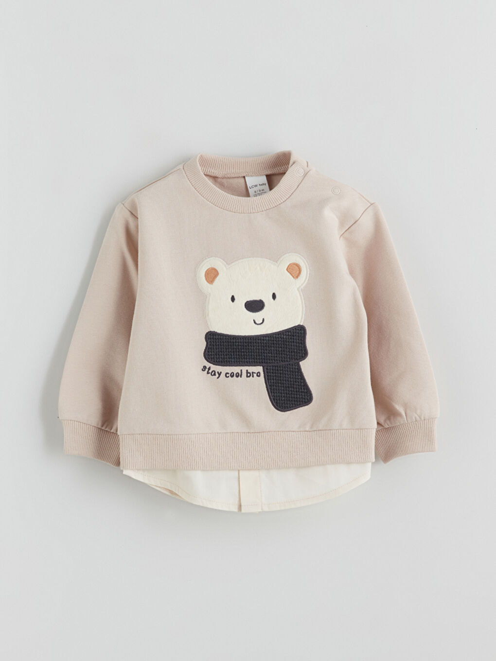 Embroidered Baby Boys Sweatshirt and Pants 2 Pack-1