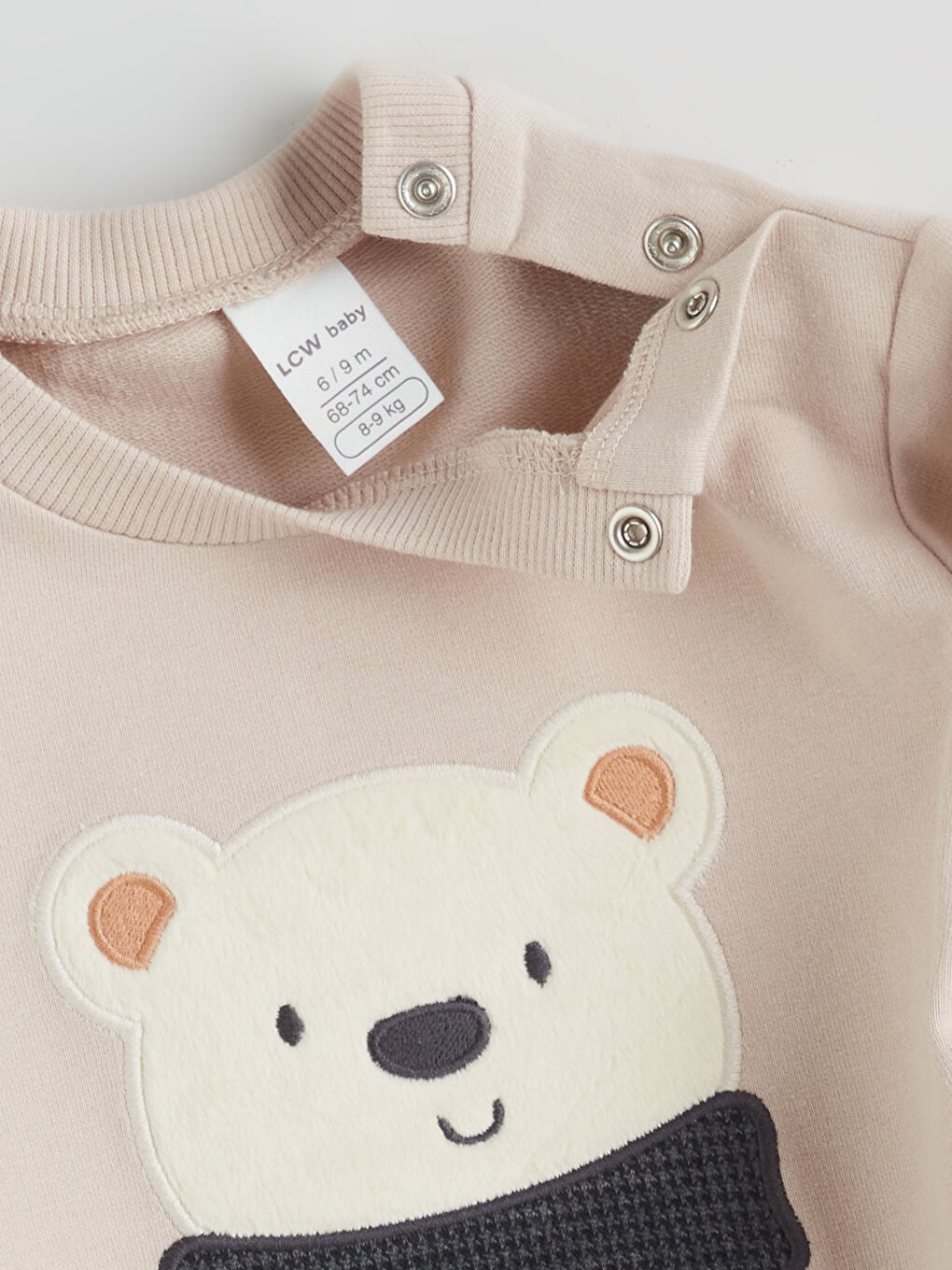 Embroidered Baby Boys Sweatshirt and Pants 2 Pack-2