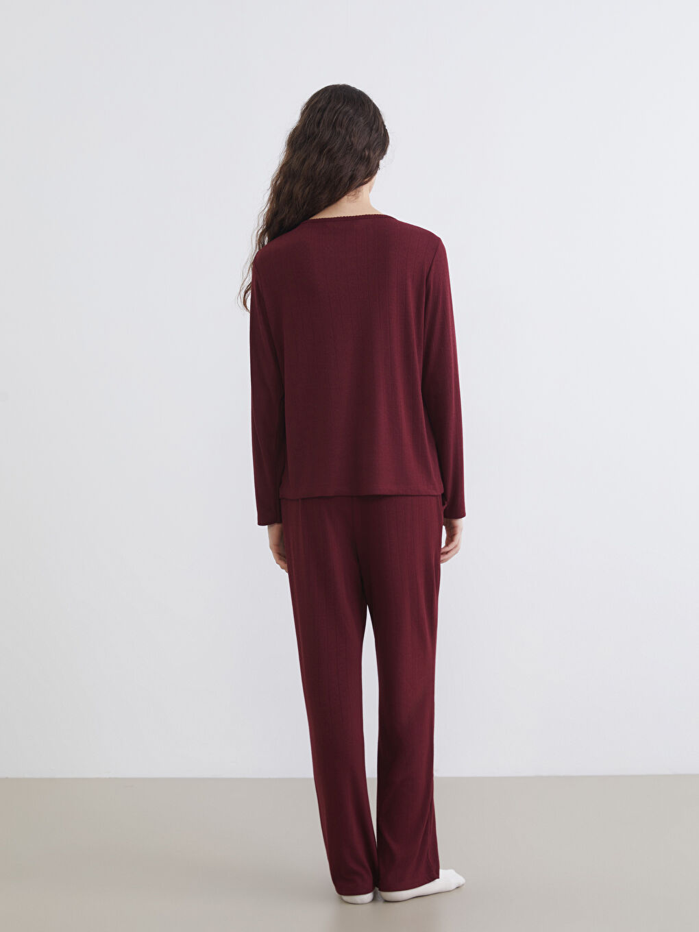 Crew Neck Women's Pyjama Set-3