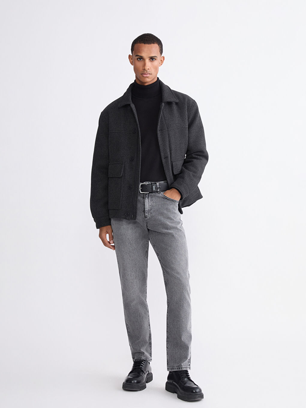 ерлерге арналған 779 стандартты пішім джинс шалбар