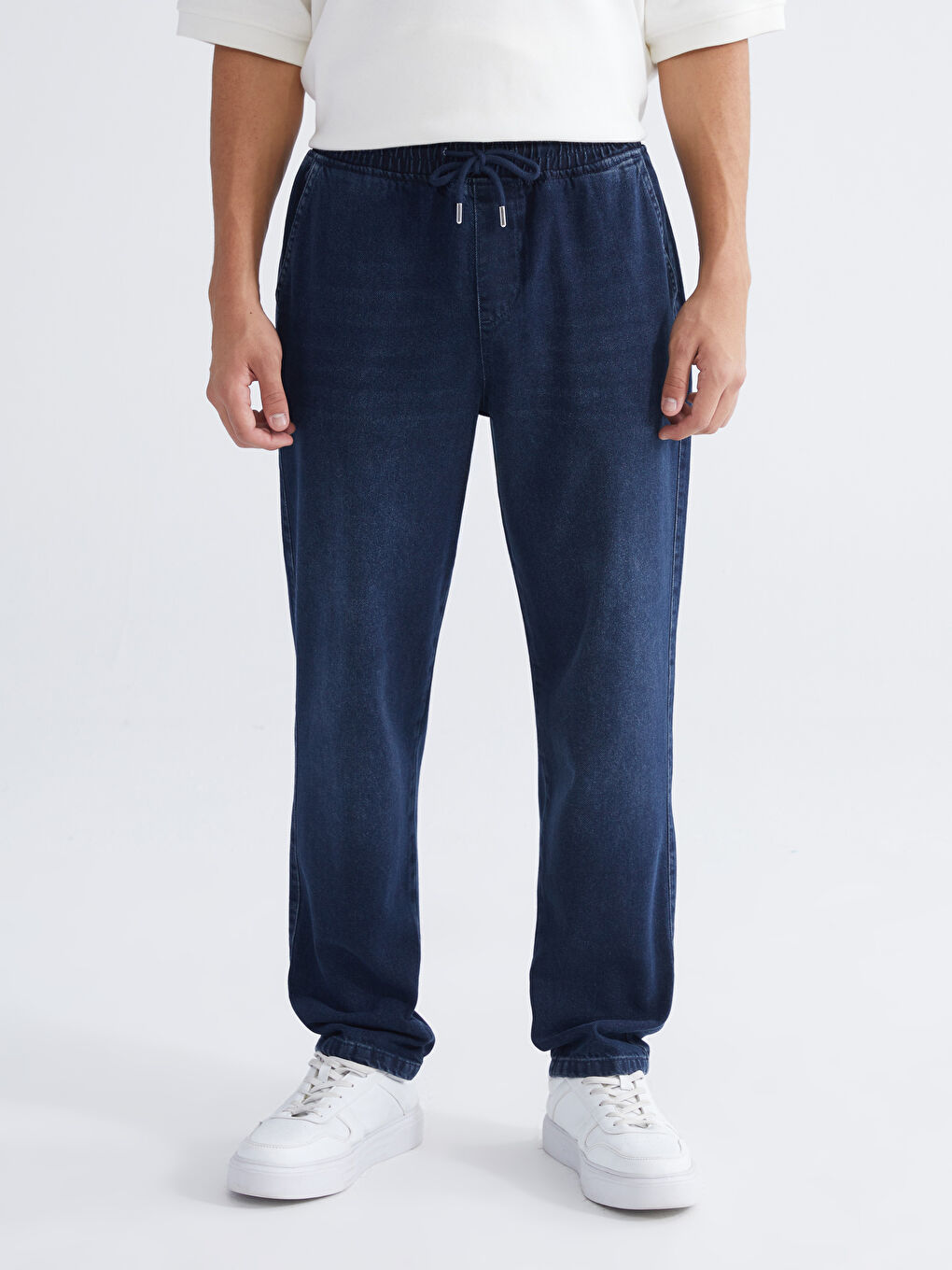 700 Прямой крой Мужские Джинсы-1