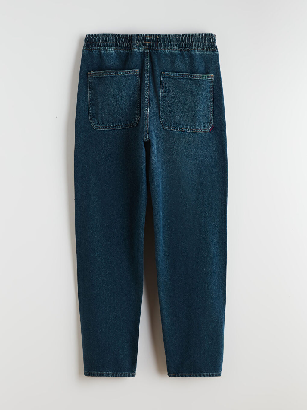 Yeşil Baggy Fit Erkek Jean Pantolon-5