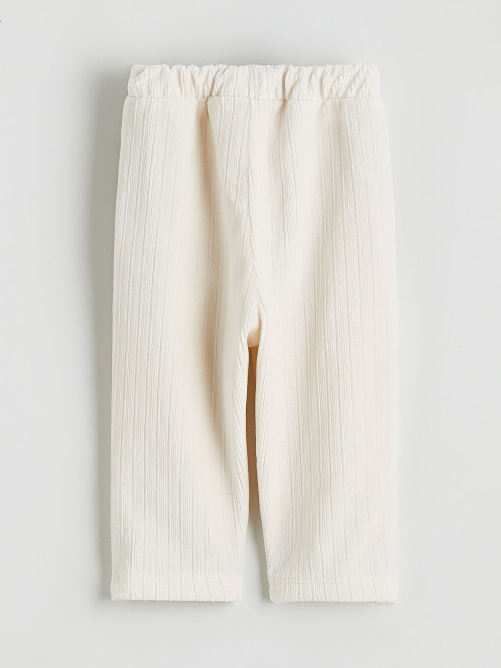 Ekru Bisiklet Yaka Çizgili Erkek Bebek Sweatshirt ve Eşofman Alt-4