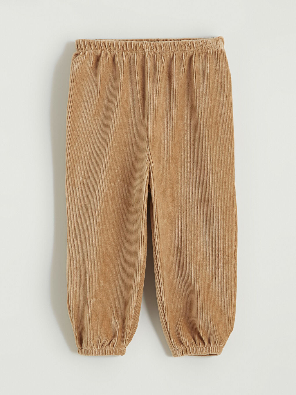 Bej Bisiklet Yaka Erkek Bebek Sweatshirt ve Pantolon-4