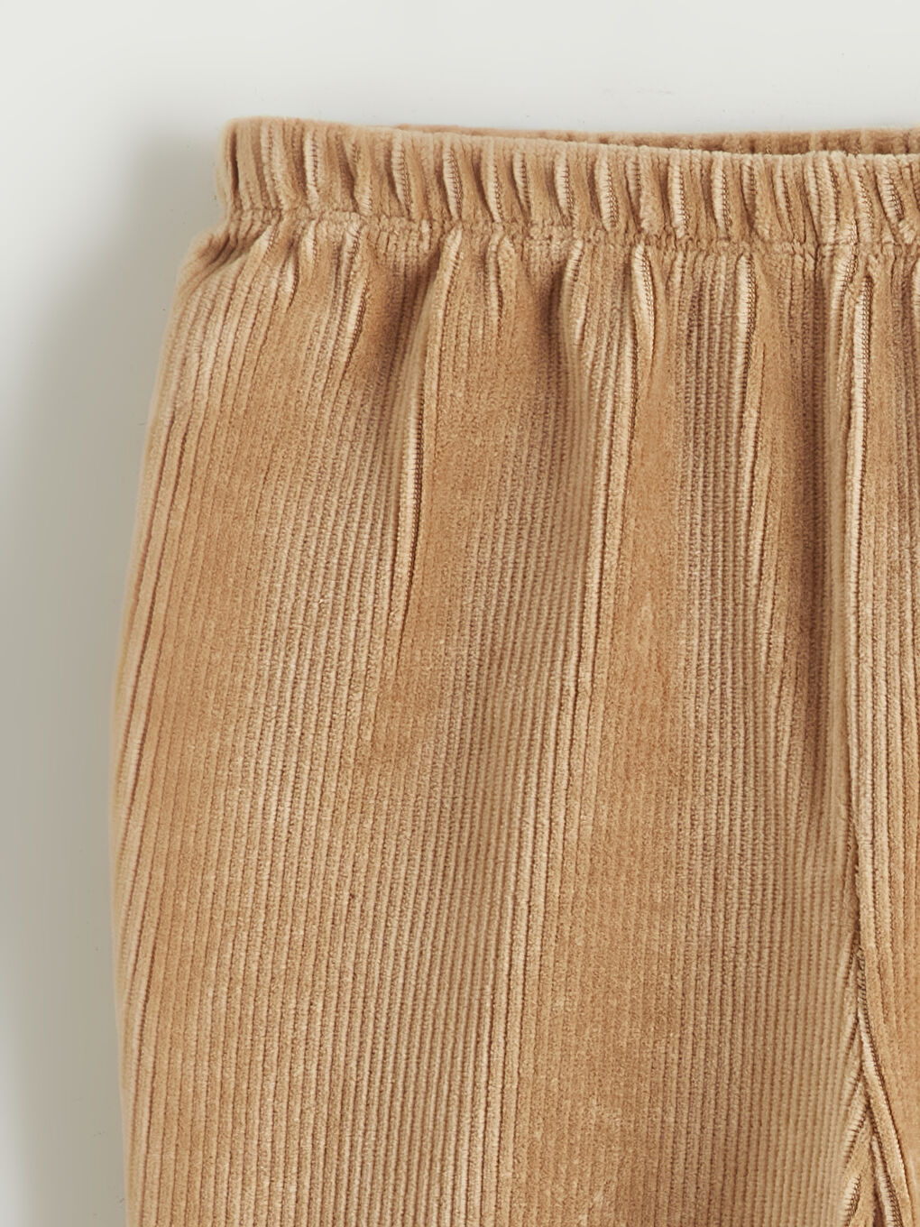 Bej Bisiklet Yaka Erkek Bebek Sweatshirt ve Pantolon-5