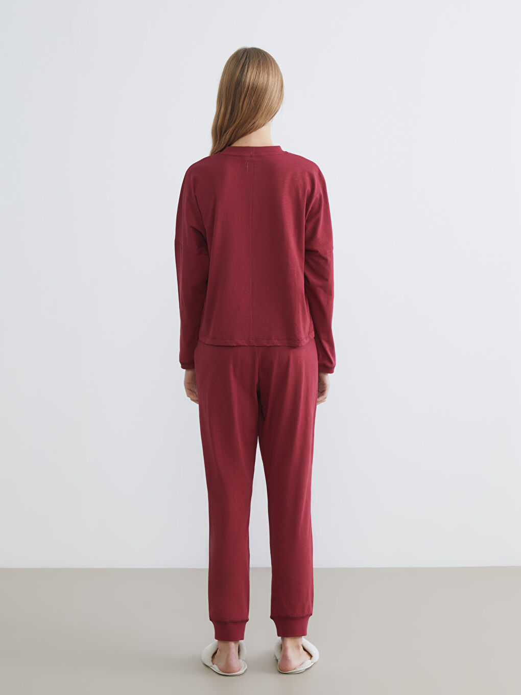 Crew Neck Women's Pyjama Set-4