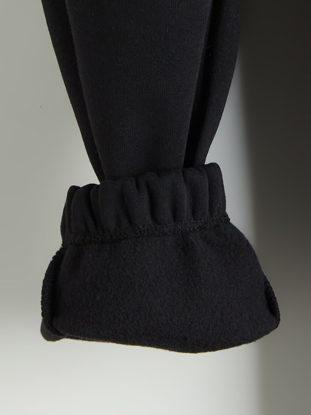 Siyah Beli Lastikli Erkek Çocuk Jogger Eşofman Alt-1