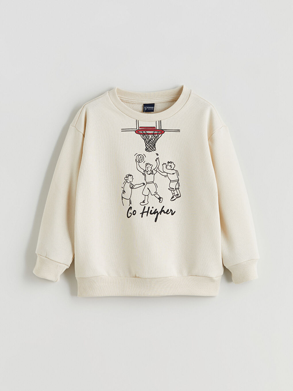 LCW ECO Crew Neck Boys' Sweatshirt -W5H607Z4-FXP