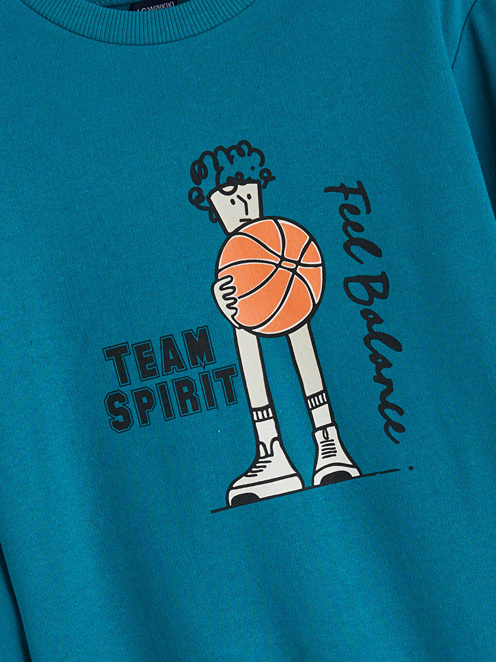 Суитшърт с кръгло деколте за момчета-1