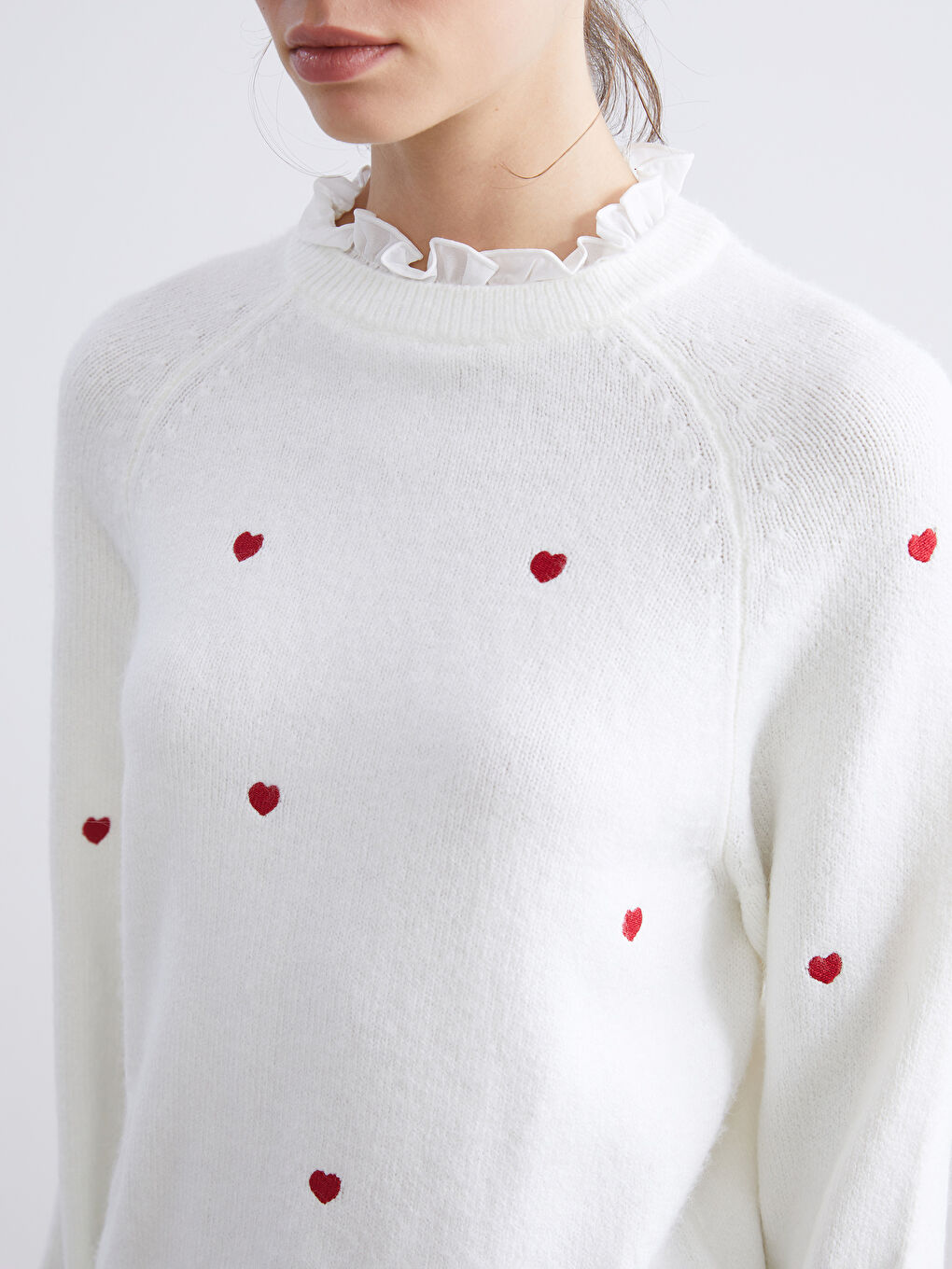 Жена Екрю Пуловер -2