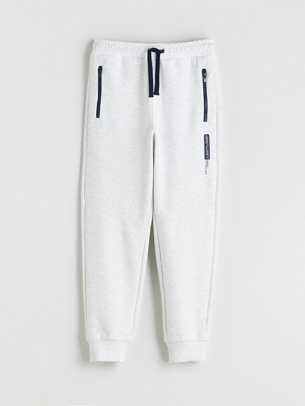 Gri Beli Lastikli Erkek Çocuk Jogger Eşofman Alt