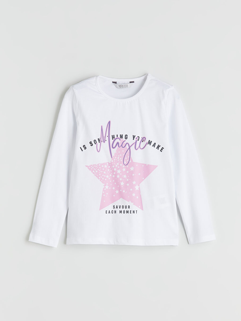 LCW ECO Crew Neck Girls' T-Shirt -W5H663Z4-ZUY