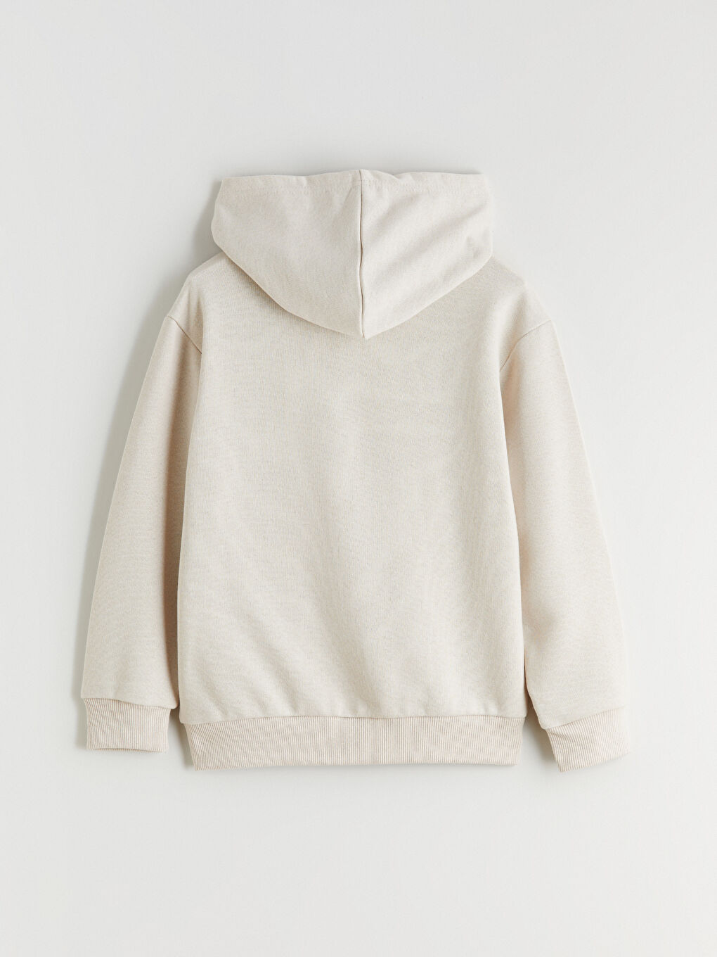 Bej Kapüşonlu Erkek Çocuk Sweatshirt-2