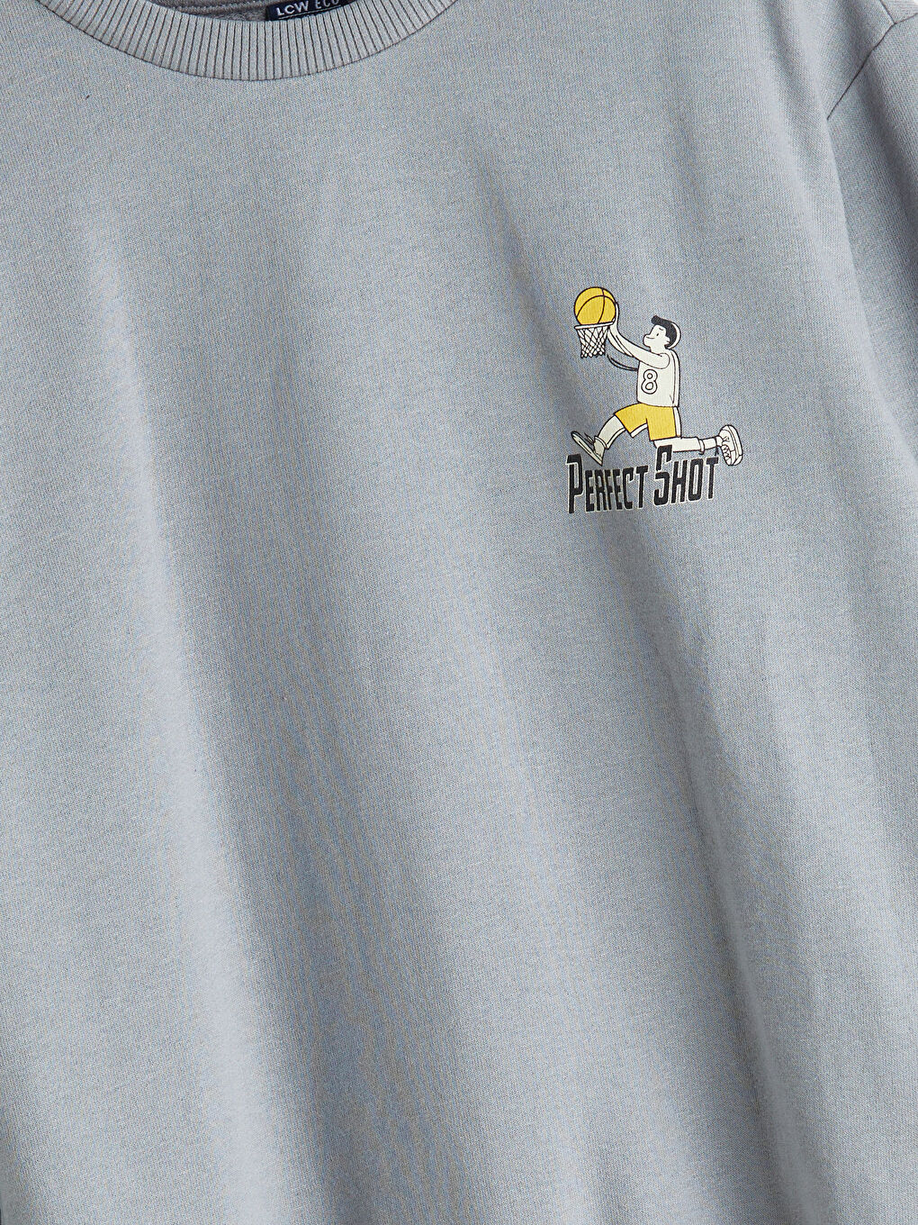 Crew Neck Boys' Sweatshirt-1