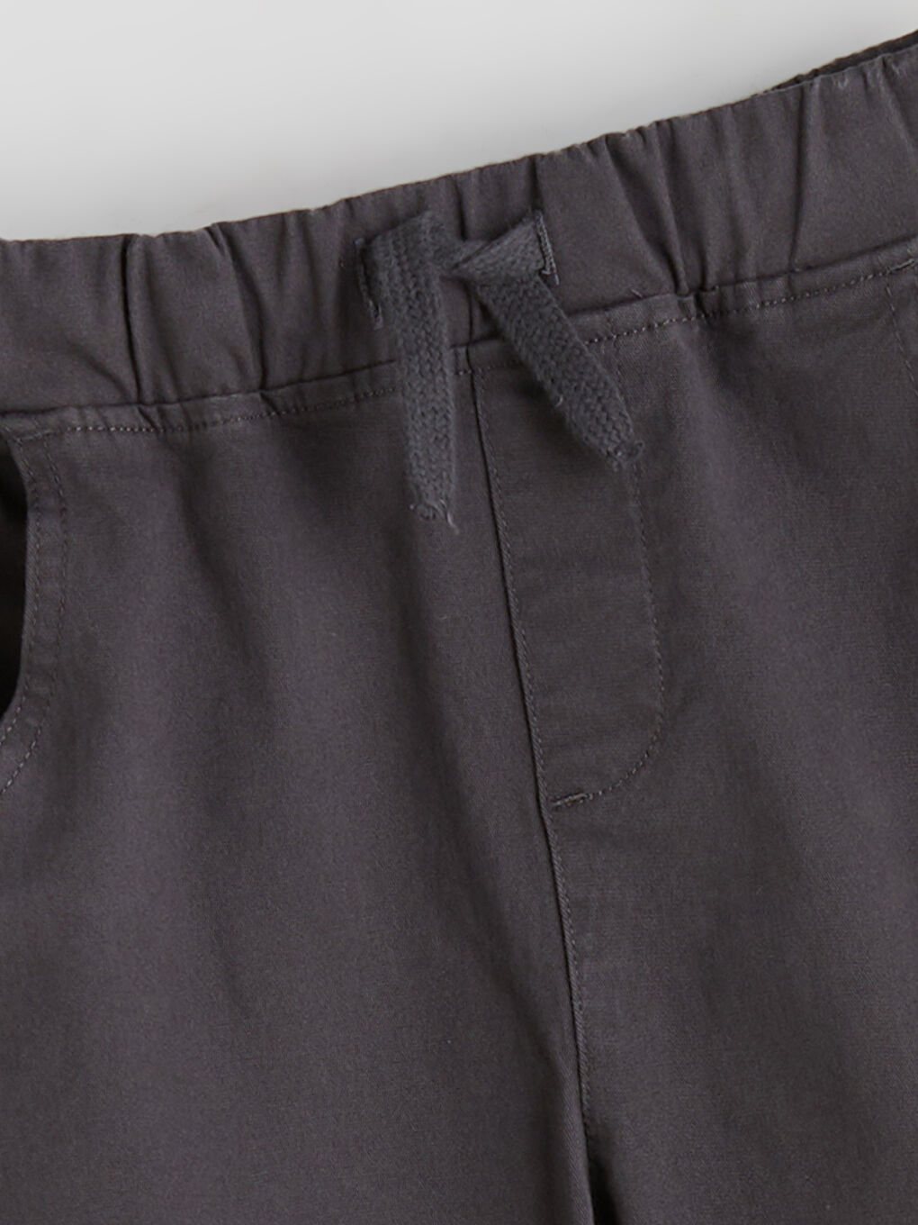 Antrasit Beli Lastikli Erkek Çocuk Pantolon-1