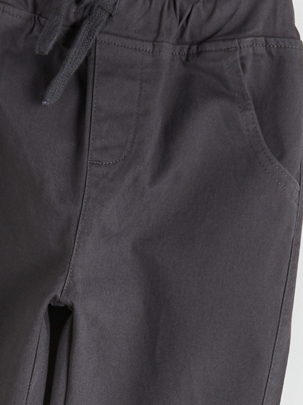 Antrasit Beli Lastikli Erkek Çocuk Pantolon-2