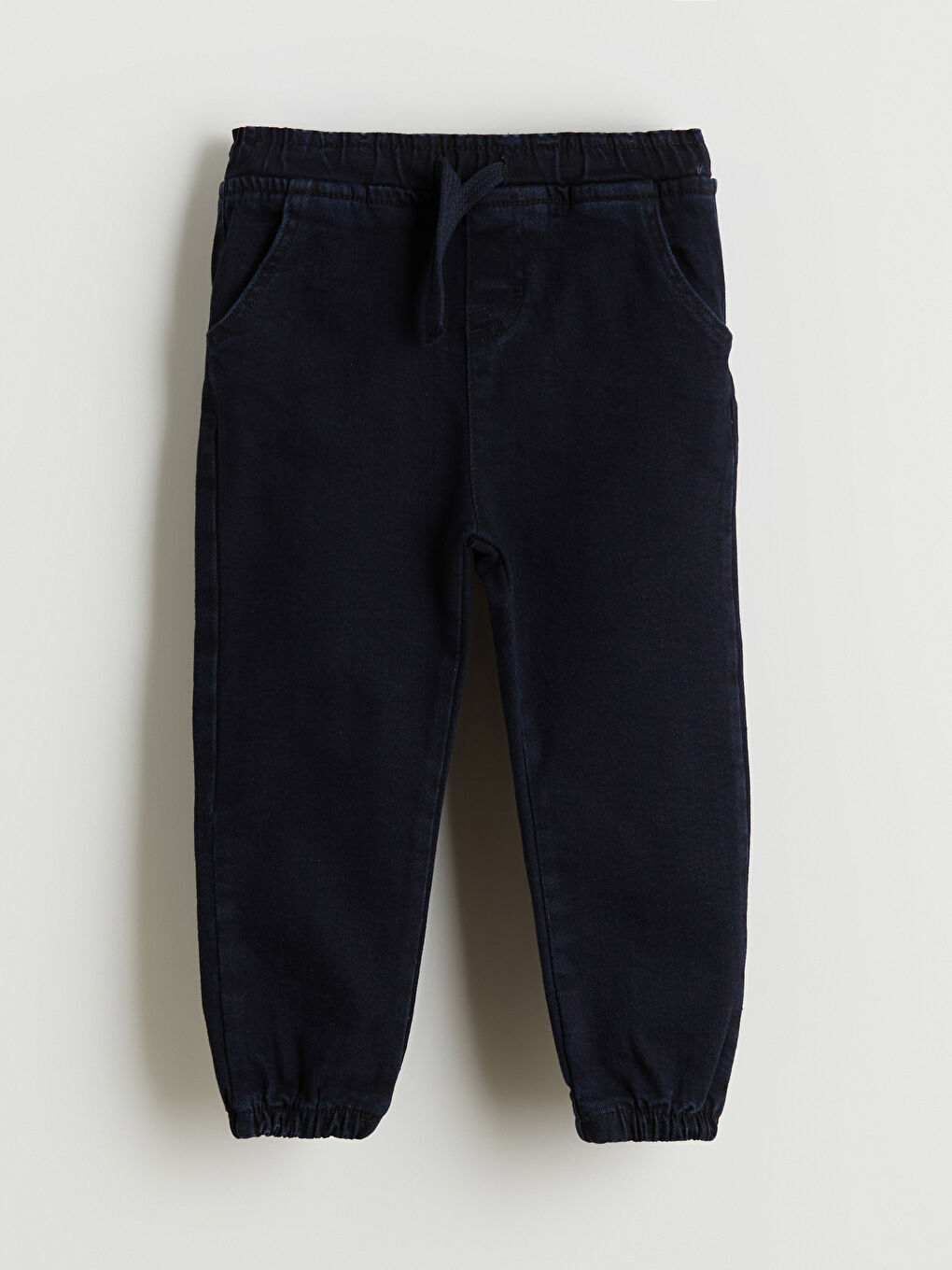 İndigo Beli Lastikli Loose Fit Erkek Çocuk Jean Pantolon