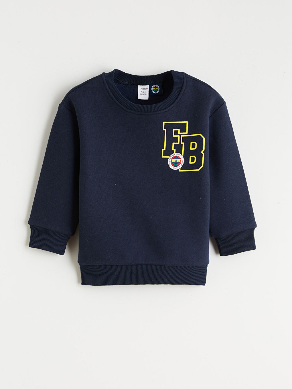Lacivert Fenerbahçe Baskılı Erkek Çocuk Sweatshirt