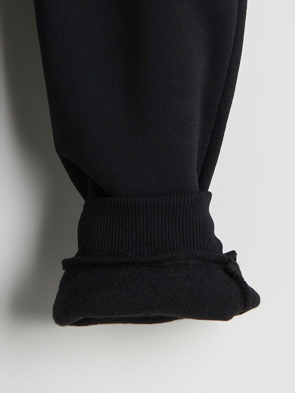 Siyah Beli Lastikli Erkek Çocuk Jogger Eşofman Alt-2