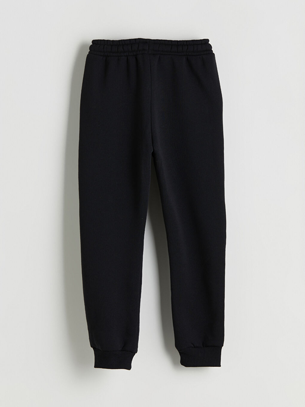 Siyah Beli Lastikli Erkek Çocuk Jogger Eşofman Alt-3