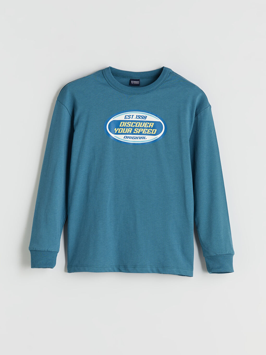 LCW ECO Crew Neck Printed Boys' T-Shirt -W5H867Z4-HBE