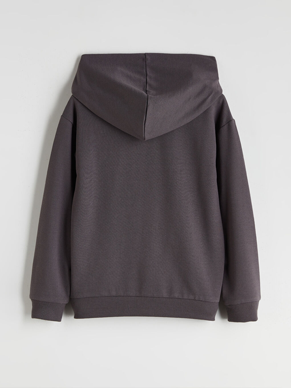 Antrasit Kapüşonlu Erkek Çocuk Sweatshirt-1