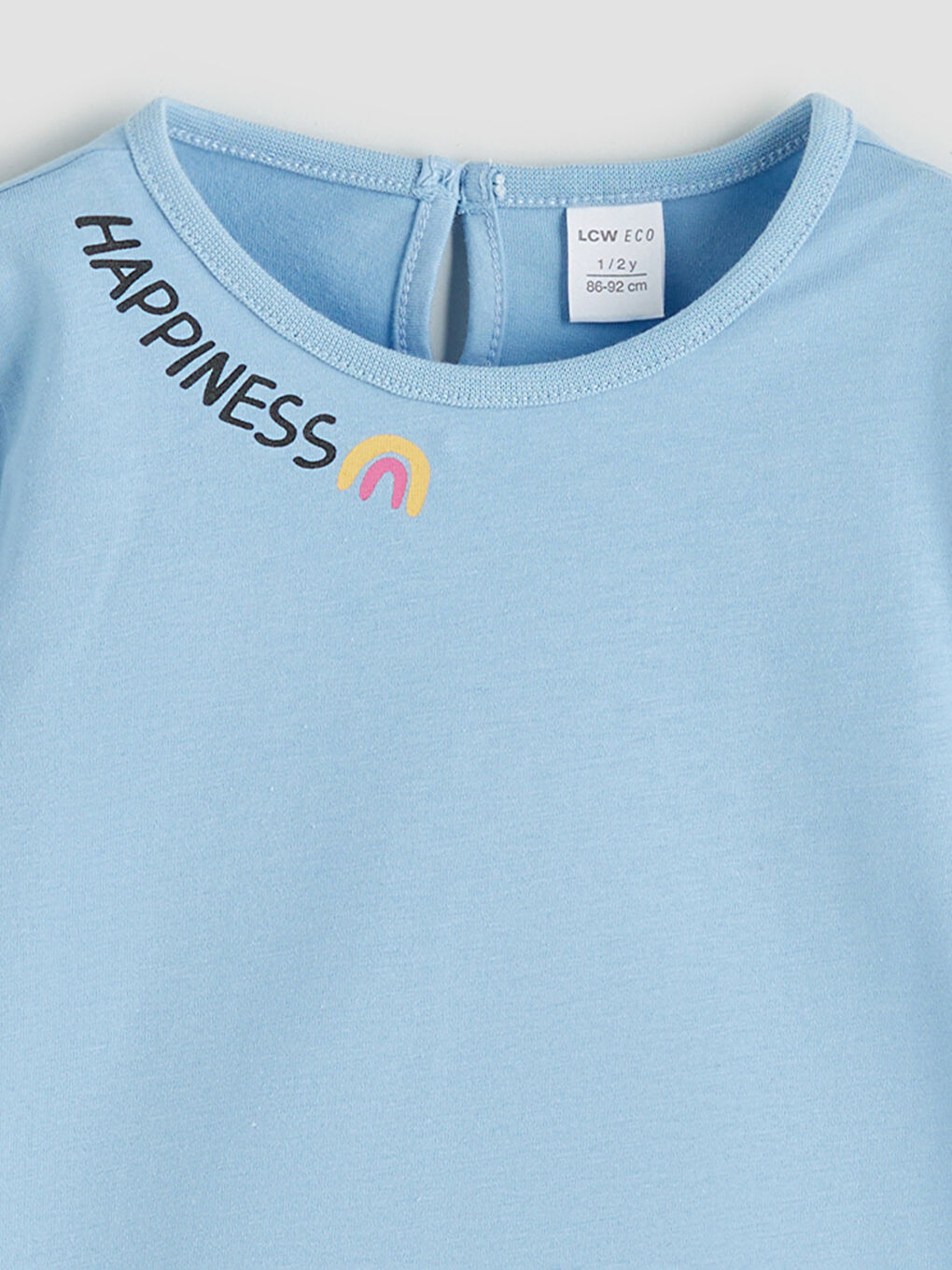 LCW ECO Crew Neck Printed Girls' T-Shirt -W5H873Z1-SGS