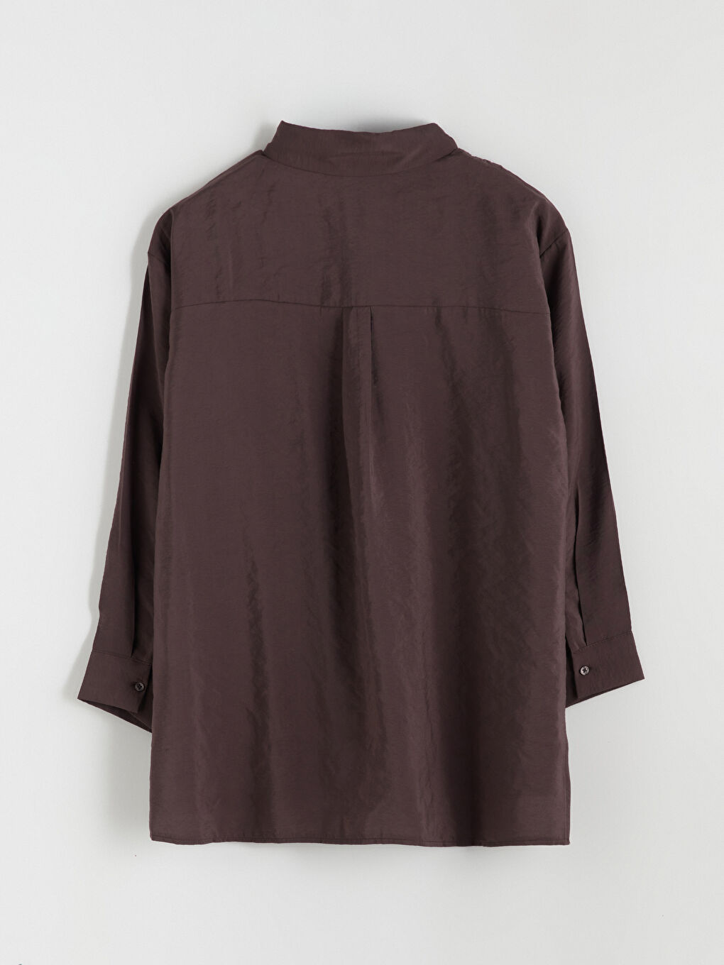 LCW Modest Woman BROWN Shirt Tunic -W5H879Z8-DJ7