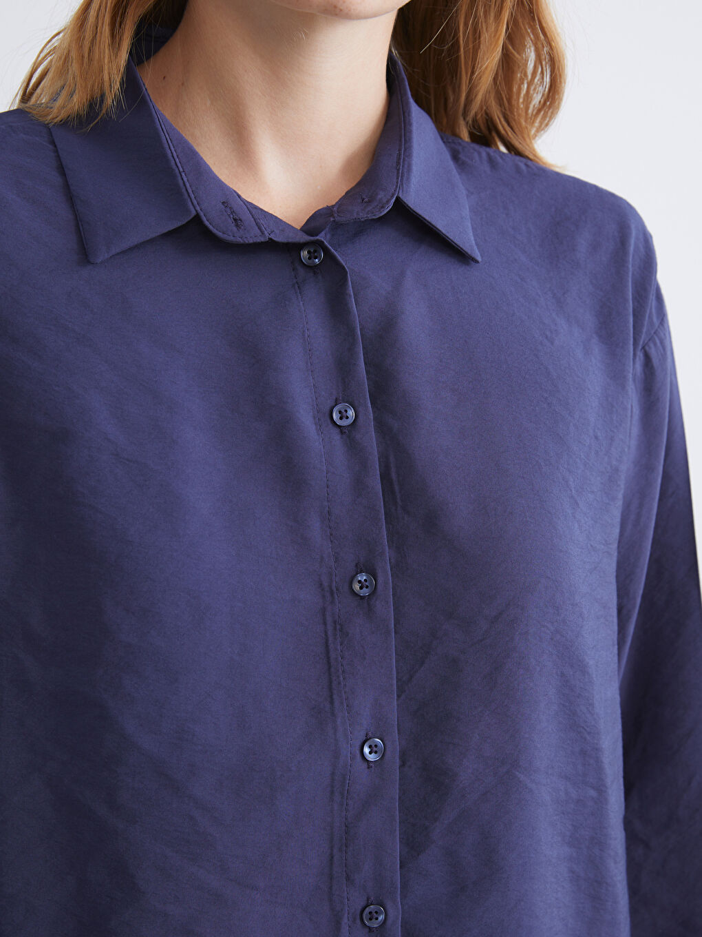 قميص تونيك نسائي أوفر سايز مخلوط مودال-4