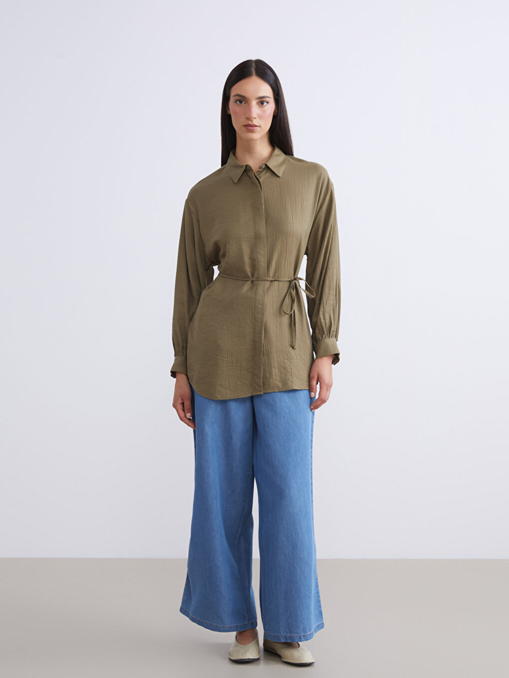 تونیکی کراسی قوماشی تێکستەر بۆ ژنان-2