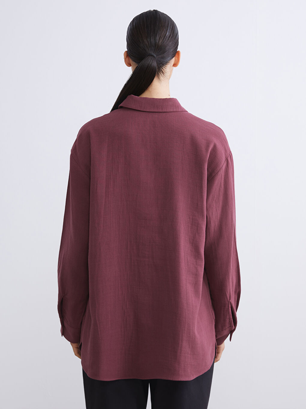 Loose Fit Muslin Women's Shirt Tunic-7