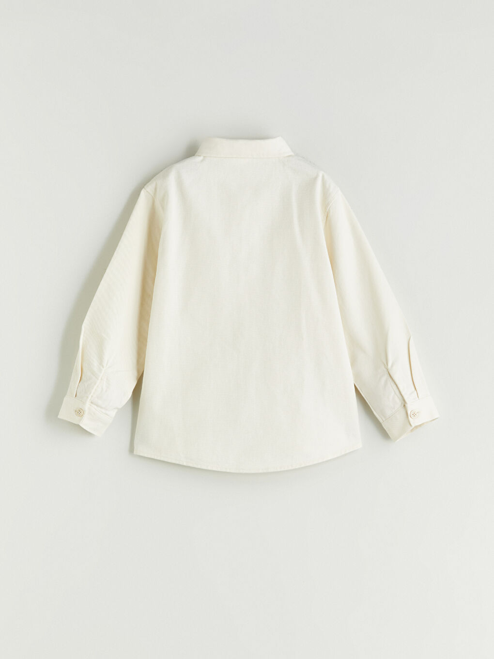 LCW baby Basic Gabardine Long Sleeve Boy Shirt -W5H897Z1-QVK