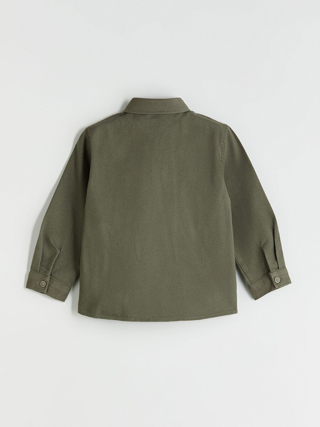 LCW baby Basic Gabardine Long Sleeve Boy Shirt -W5H897Z1-R1E