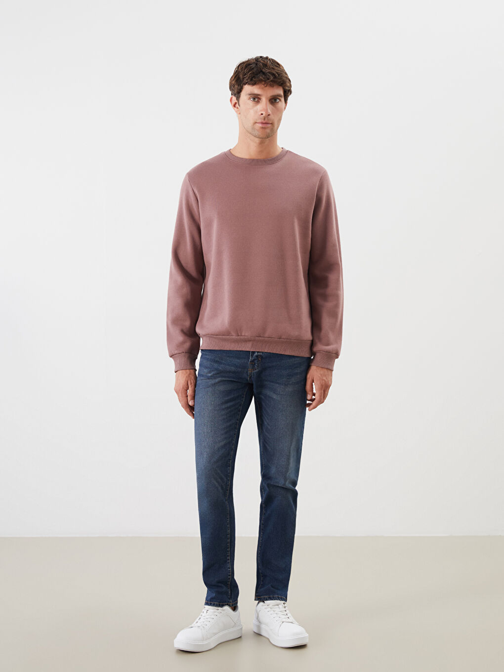 Crew Neck Men's Sweatshirt-1