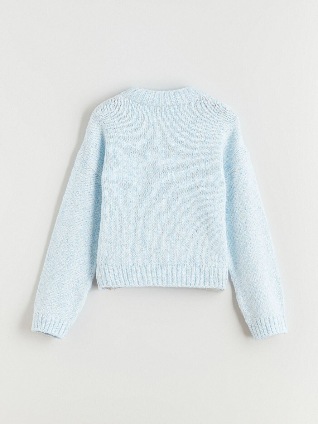 Crew Neck Girls' Knitwear Sweater-5